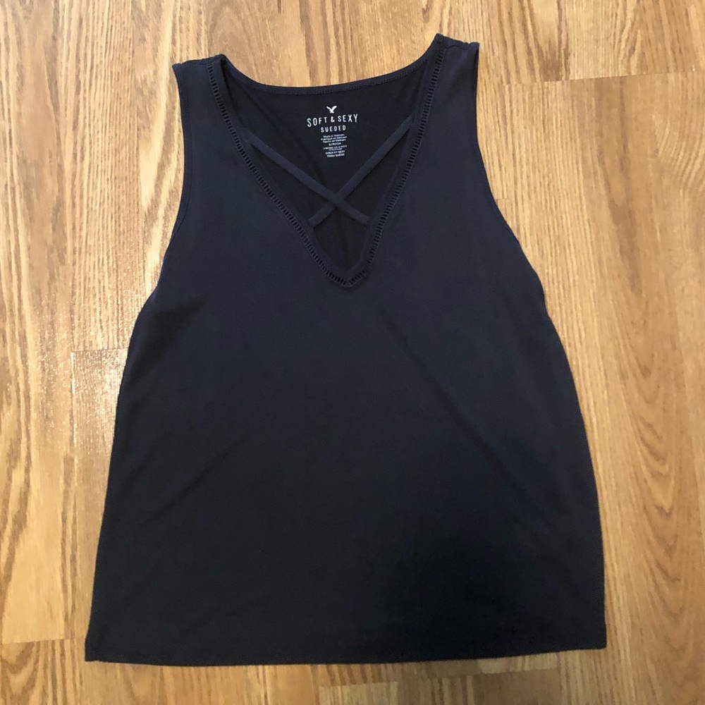 American Eagle Black Tank Top